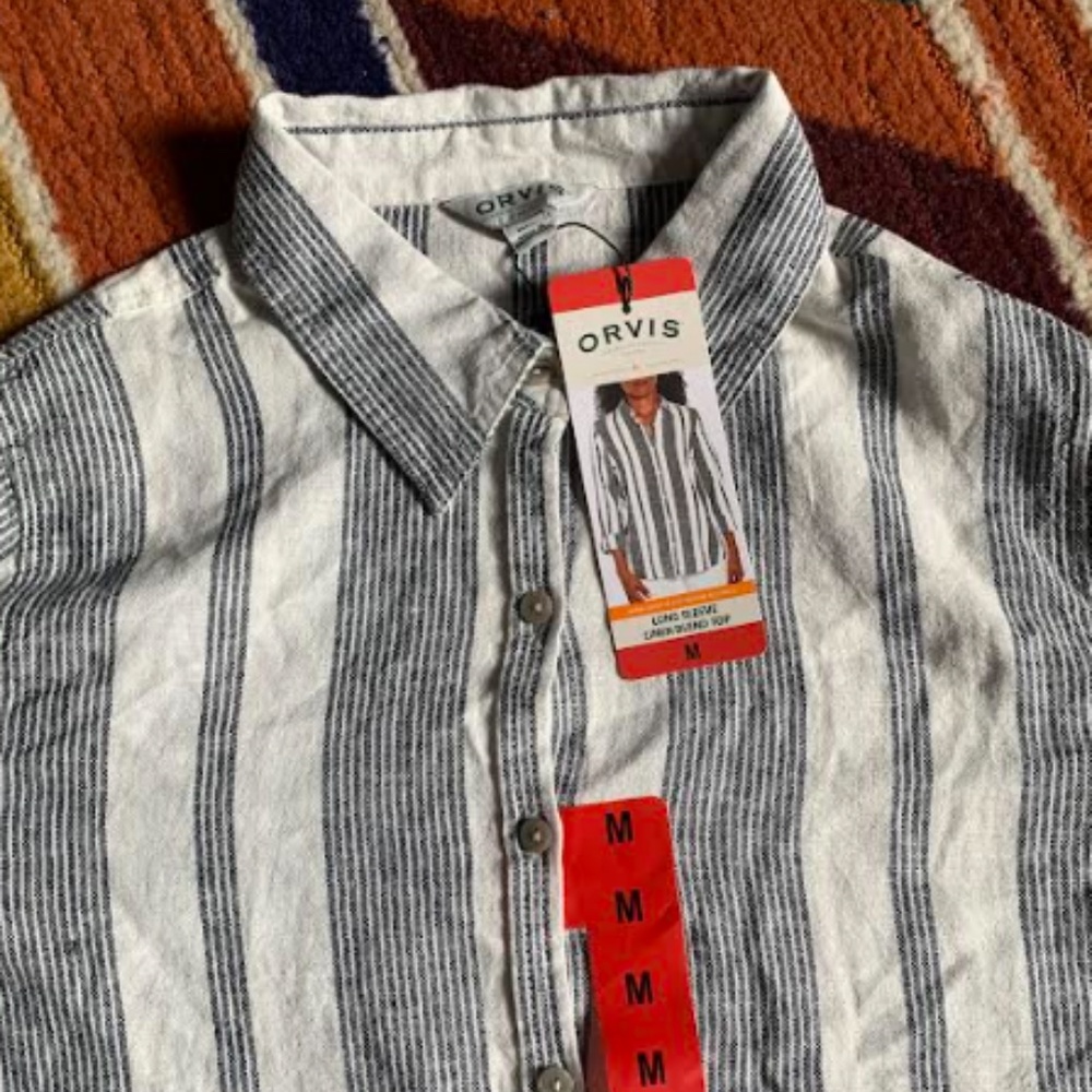 🆕 Orvis Linen Top - Picture 6 of 12